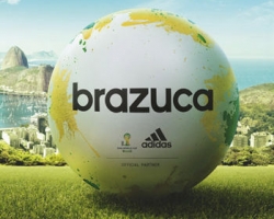 На Чемпионате Мира 2014 в Бразилии мяч будет называться Brazuca